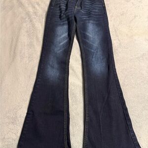 Classic Blue Flared Women's Jeans